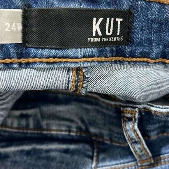 Kut from the Kloth Ana high rise Fab Ab Flare jeans size 24W NWOT