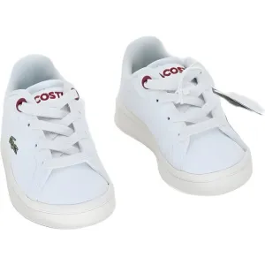 Lacoste Kids Carnaby Pro Sneakers White Green - Size 4 Baby