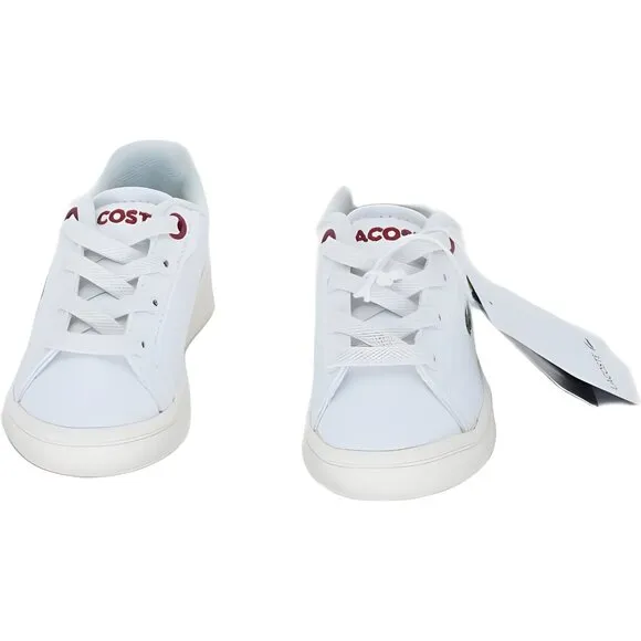 Lacoste Kids Carnaby Pro Sneakers White Green - Size 4 Baby