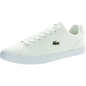 Lacoste Mens White Logo Casual And Fashion Sneakers New