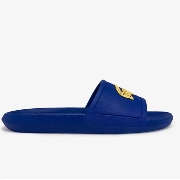 Lacoste size 13 Croco Synthetic Contrast Sole Slides - Lacoste size 13 - mens