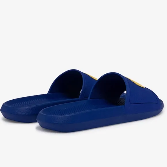 Lacoste size 13 Croco Synthetic Contrast Sole Slides - Lacoste size 13 - mens