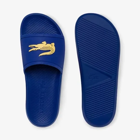 Lacoste size 13 Croco Synthetic Contrast Sole Slides - Lacoste size 13 - mens