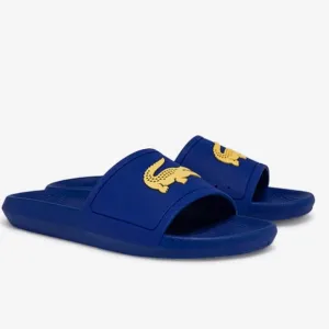 Lacoste size 13 Croco Synthetic Contrast Sole Slides - Lacoste size 13 - mens