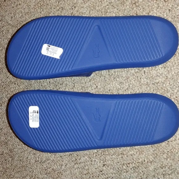 Lacoste size 13 Croco Synthetic Contrast Sole Slides - Lacoste size 13 - mens