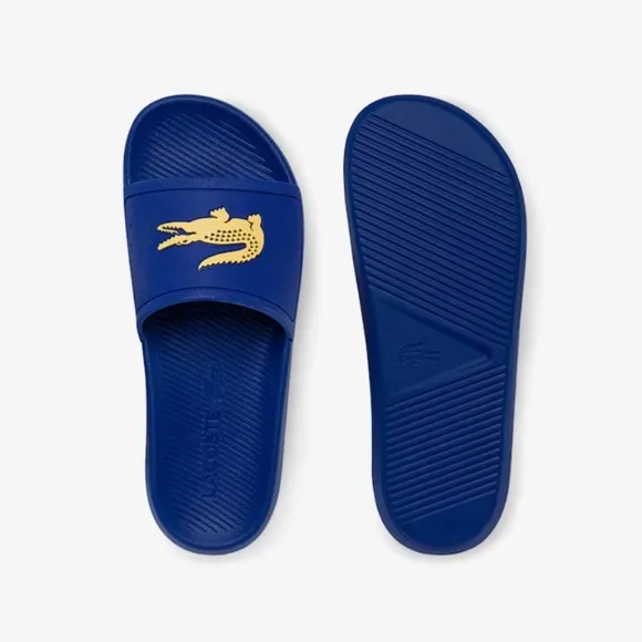 Lacoste size 13 Croco Synthetic Contrast Sole Slides - Lacoste size 13 - mens