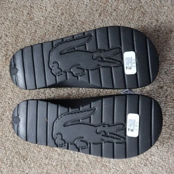 Lacoste slide size 10 men's
