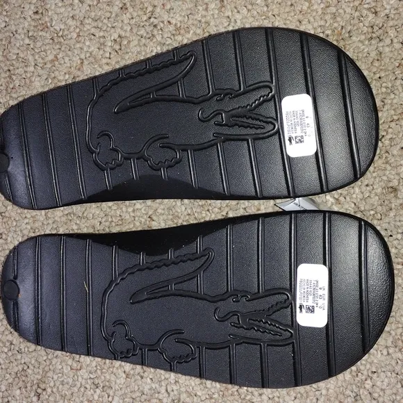 Lacoste slide size 10 men's