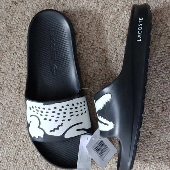Lacoste slide size 10 men's