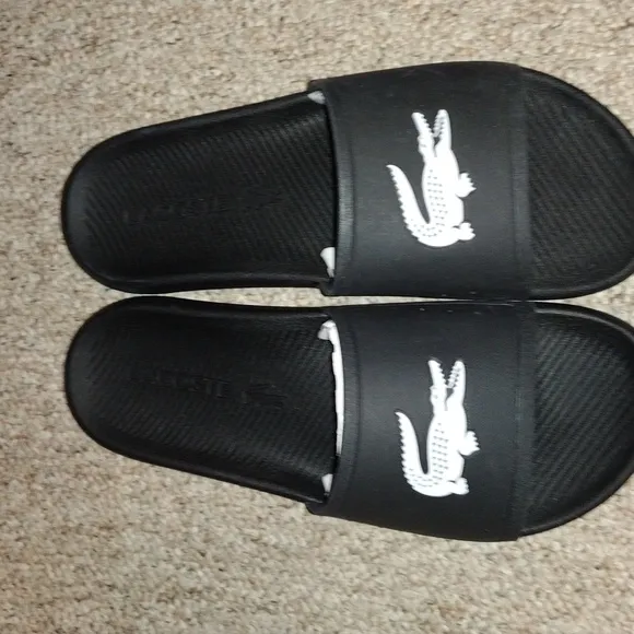 Lacoste slide size 13 - mens