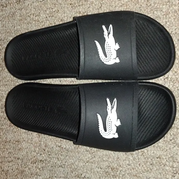 Lacoste slide size 13 - mens