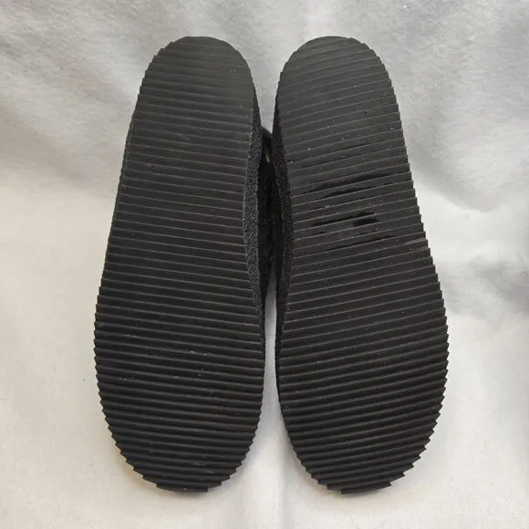 Laidback London Setsu Crochet Anthropologie Black Suede Gold Star Booties