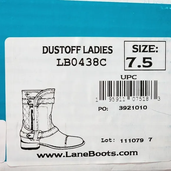 Lane Women's Dust Off Ladies Cowboy Boots - 7.5