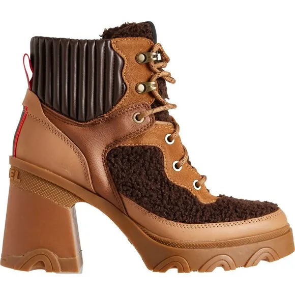 LAST PAIR!  new Sorel Brex Heel Cozy Boots Waterproof, Leather   Tawny Buffalo