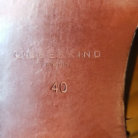 Liebeskind Berlin Stephane Kelian  Weave Zip Up Riding Boots Size 9/9.5 US