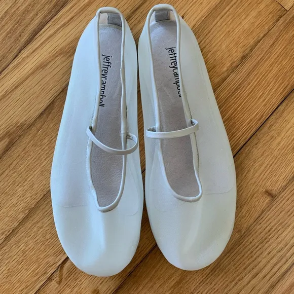 Like New Jeffrey Campbell Mesh Ballet Flats