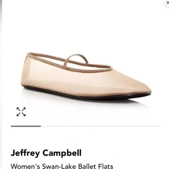 Like New Jeffrey Campbell Mesh Ballet Flats