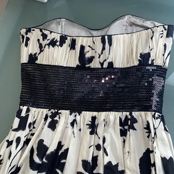 Like New SILK Beaded Dress Wedding Guest Dress by Lyndia Procanik  MSRP $398