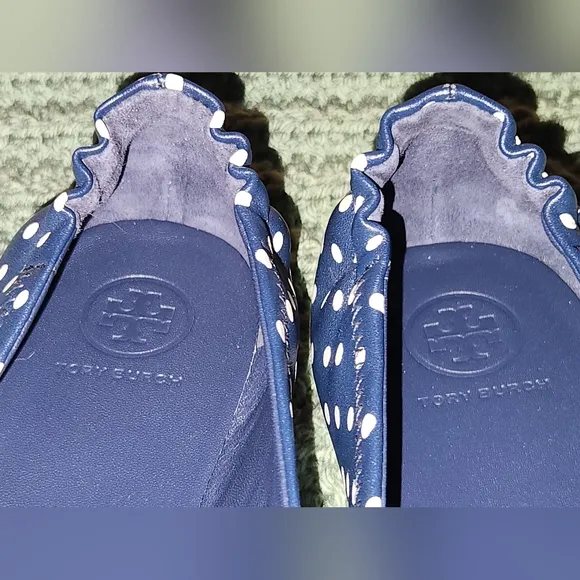 Like-new Tory Burch Minnie Travel Bllet Flats, Sz 8.5