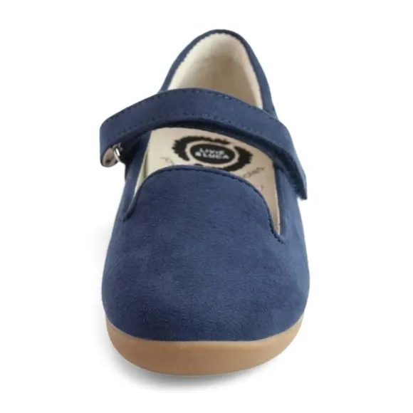 Livie &amp; Luca NEW Cadenza Microfiber Navy Blue Flats Size 9