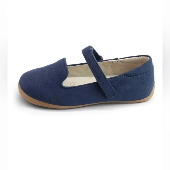 Livie &amp; Luca NEW Cadenza Microfiber Navy Blue Flats Size 9