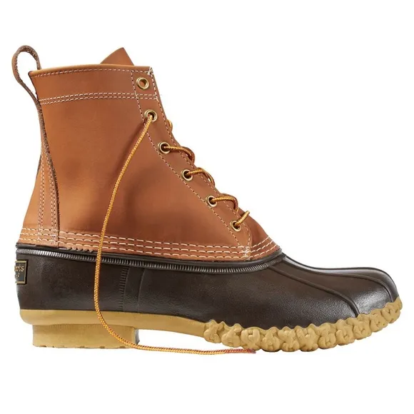 LL Bean Boots 8” Men’s 9 Item ID 175052 Weather Resistant Tan Brown Made in USA