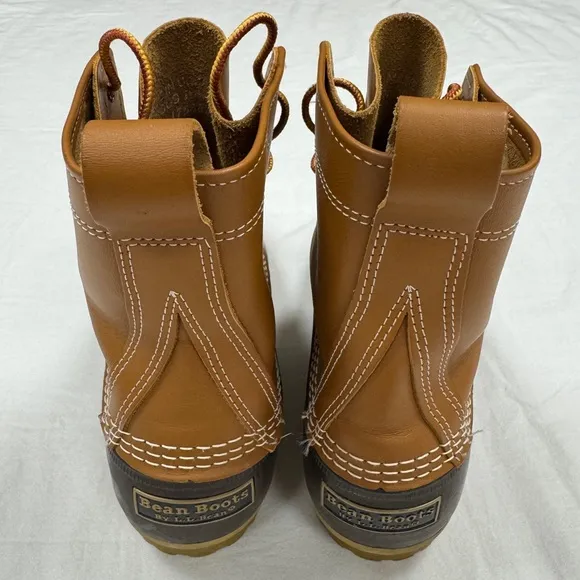 LL Bean Boots 8” Men’s 9 Item ID 175052 Weather Resistant Tan Brown Made in USA