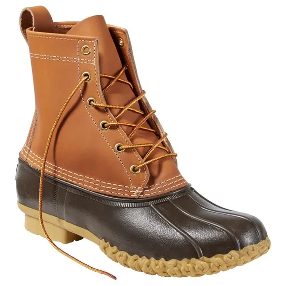 LL Bean Boots 8” Men’s 9 Item ID 175052 Weather Resistant Tan Brown Made in USA