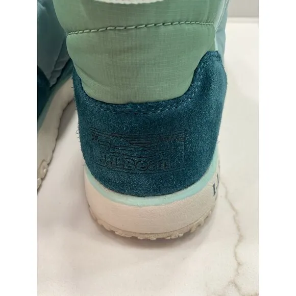 LL Bean Mountain Classic Quilted Ankle Boots Women US Size 9