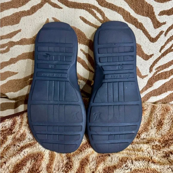 Louis Vuitton Multicolor Murukami Pool Slides