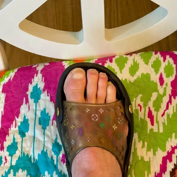 Louis Vuitton Multicolor Murukami Pool Slides