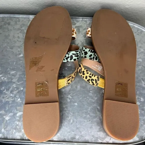 Madewell Illana Strappy Slide Sandal Size 7.5