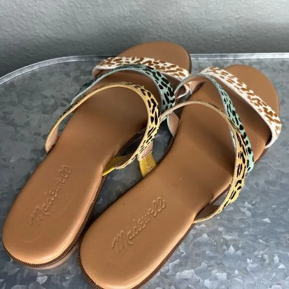 Madewell Illana Strappy Slide Sandal Size 7.5
