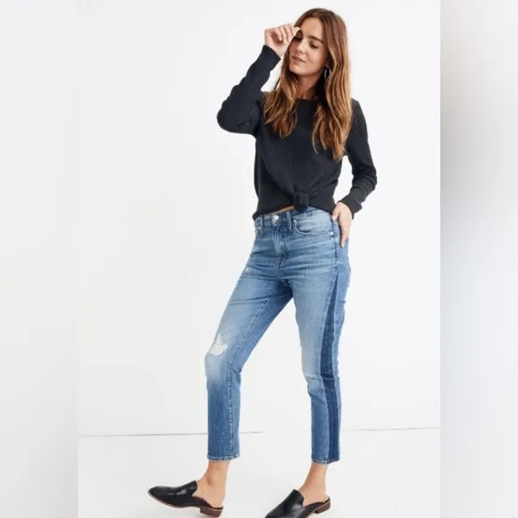 Madewell The High Rise Slim Boyfriend Denim Jean Size 26 #K5237