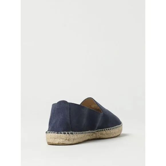 Manebi Embroidered Espadrille SlipOns Men Blue