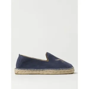 Manebi Embroidered Espadrille SlipOns Men Blue