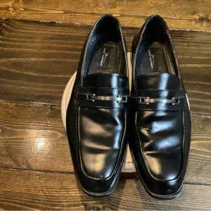 Marc Anthony Men's Black Loafers