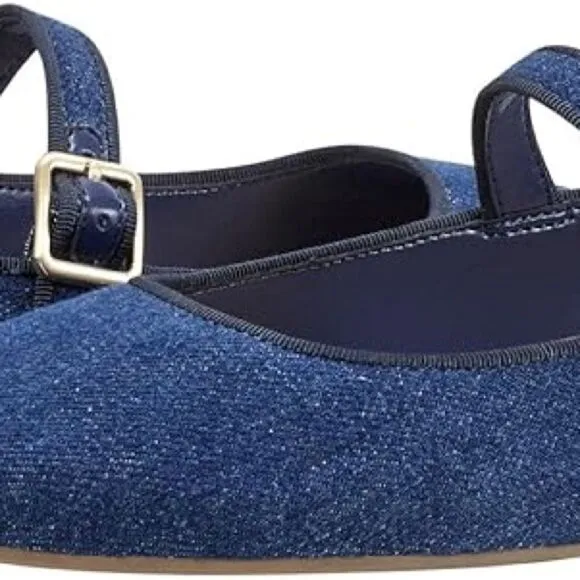 Marc Fisher Maryjane LTD Milailah2 Ballet Flats Dark Blue Denim NWT Size 6