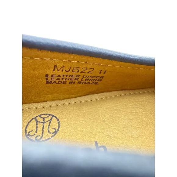 Marc Joseph Holland (Little Kid/Big Kid) (Navy Grainy/White Sole) Shoes Size 11