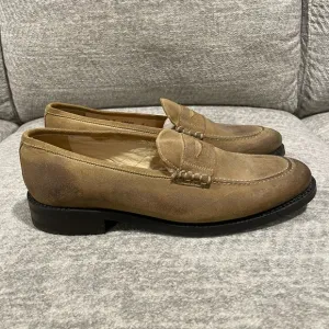 Martin Dingman Leather Slip On Loafers for Men, Size 9 1/2 D.