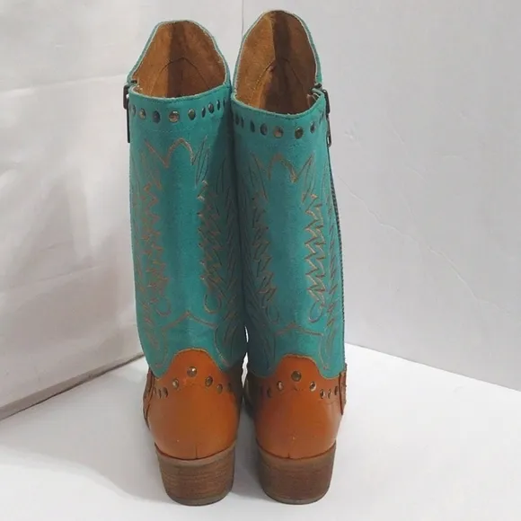 Matisse Tumbleweed Coastal Cowgirl Western Leather Rodeo Boots US 8