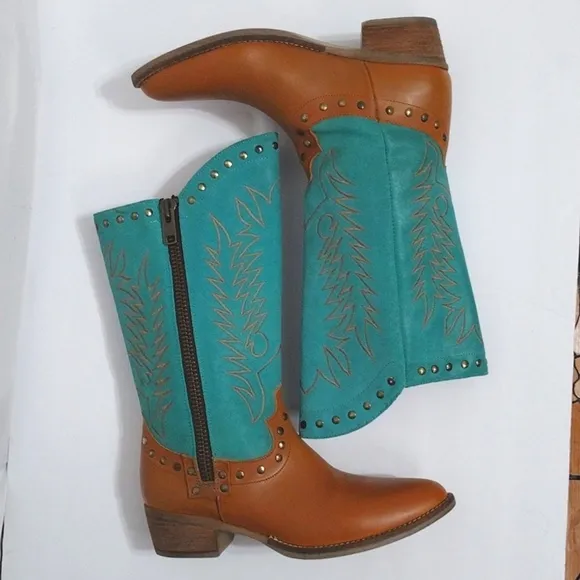 Matisse Tumbleweed Coastal Cowgirl Western Leather Rodeo Boots US 8