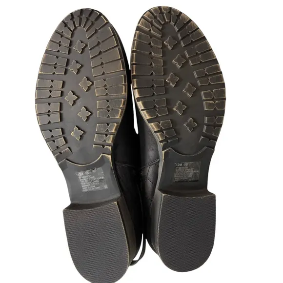 Maurice’s Deena Black Quilted Tall Cozy Lined Winter Buckle Boots