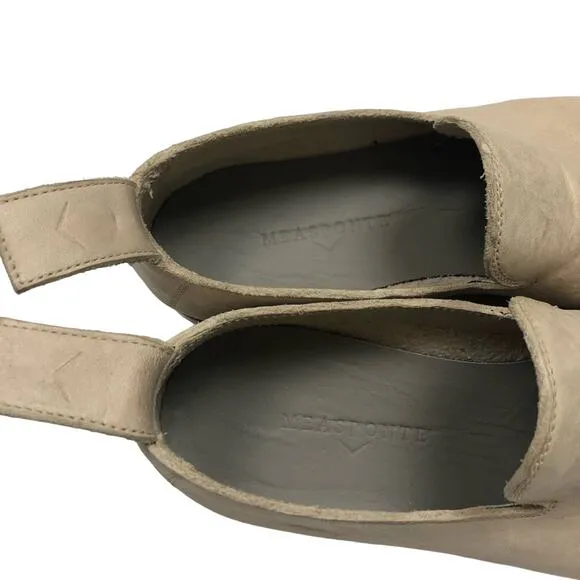 MEASPONTE Leather Slip-On Loafers Italian Soft