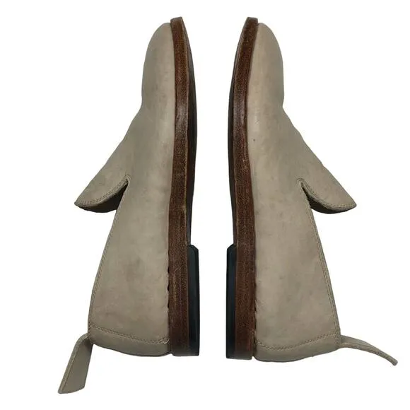 MEASPONTE Leather Slip-On Loafers Italian Soft
