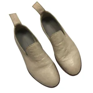 MEASPONTE Leather Slip-On Loafers Italian Soft