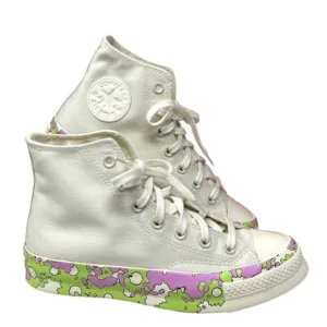 💖MEGA SALE💖Converse CHUCK 70 All Star Crafted Florals Egret Women  A01187C