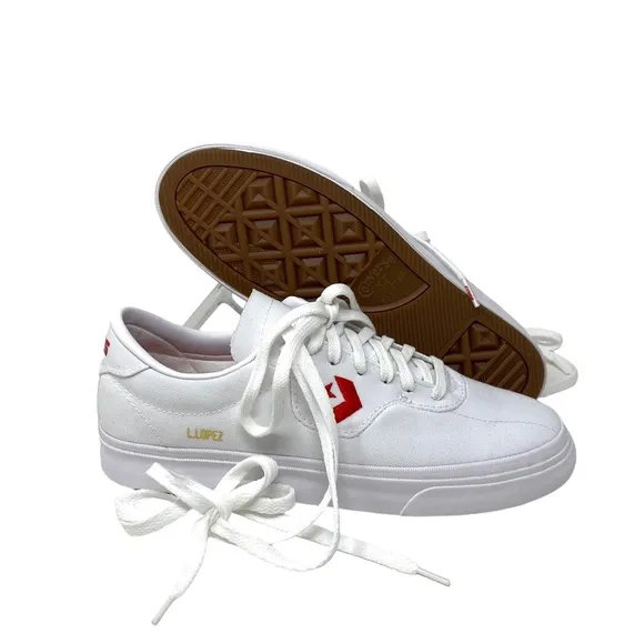 💖MEGA SALE💖Converse Louie Lopez Pro OX Low Top White Canvas Men’s A02416C