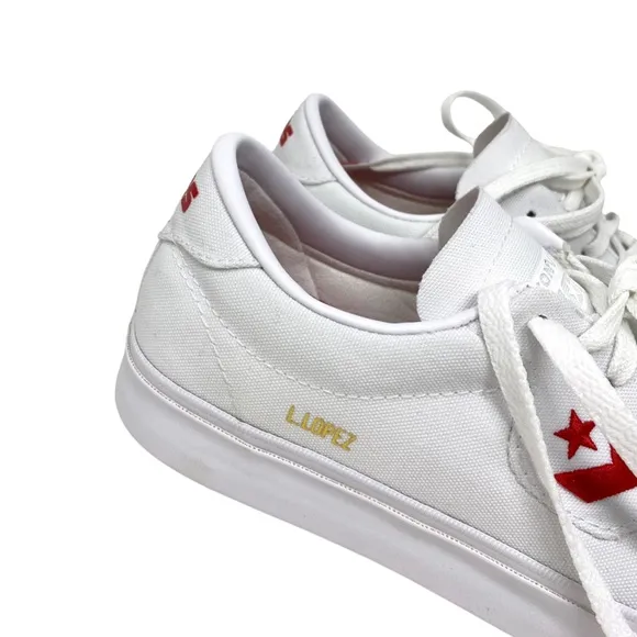💖MEGA SALE💖Converse Louie Lopez Pro OX Low Top White Canvas Men’s A02416C