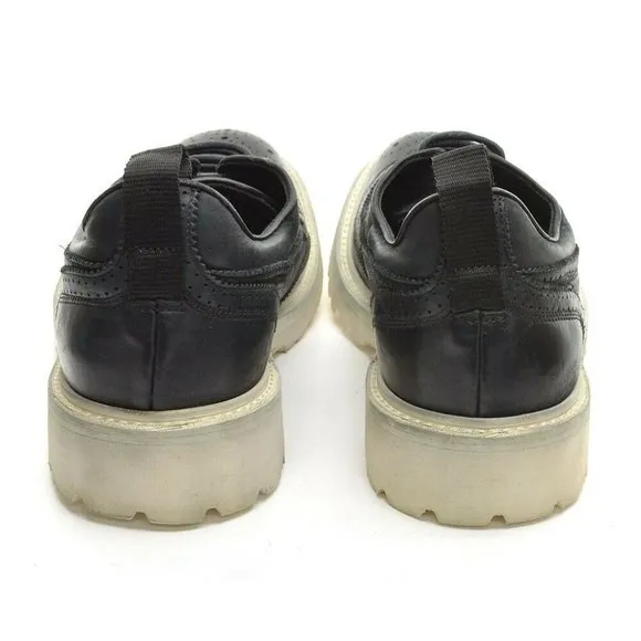 Men Rag &amp; Bone Black Wingtip Sneaker Oxford 42 New